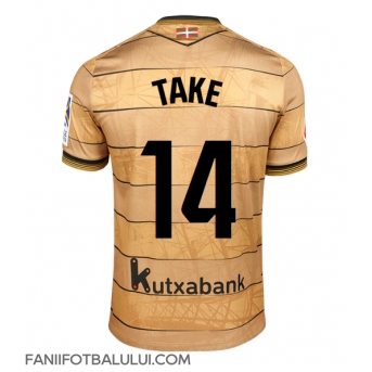 Real Sociedad Takefusa Kubo #14 Tricou Fotbal Replică 2024-25 Barbati Deplasare